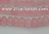 CRB2800 15.5 inches 4*6mm rondelle rose quartz beads wholesale