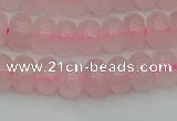 CRB2801 15.5 inches 5*8mm rondelle rose quartz beads wholesale