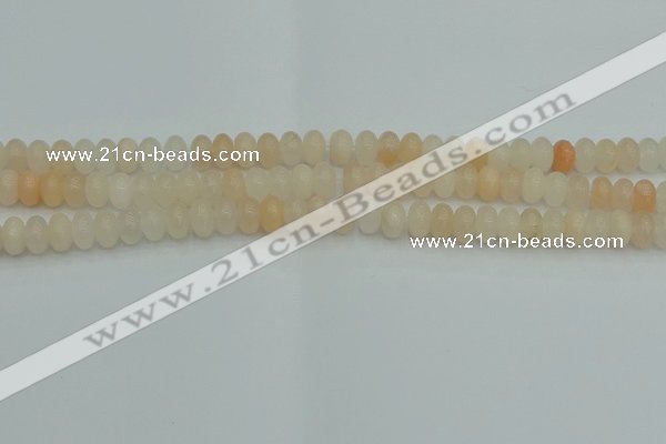 CRB2815 15.5 inches 4*6mm rondelle pink aventurine beads