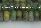 CRB2832 15.5 inches 6*10mm rondelle jade gemstone beads