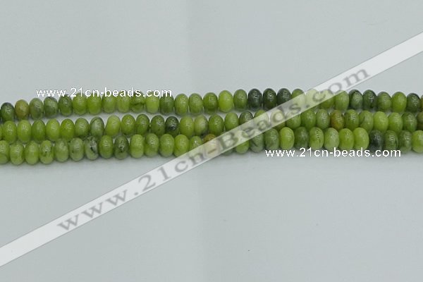 CRB2836 15.5 inches 5*8mm rondelle Chinese chrysoprase beads