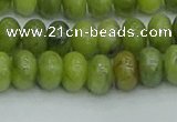 CRB2837 15.5 inches 6*10mm rondelle Chinese chrysoprase beads