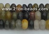 CRB2845 15.5 inches 4*6mm rondelle fancy jasper beads wholesale