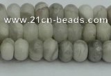 CRB2860 15.5 inches 4*6mm rondelle grey agate beads