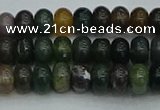 CRB2865 15.5 inches 4*6mm rondelle Indian agate beads