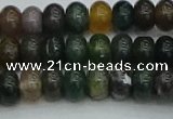 CRB2866 15.5 inches 5*8mm rondelle Indian agate beads