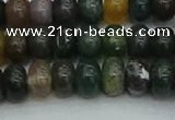 CRB2867 15.5 inches 6*10mm rondelle Indian agate beads