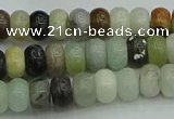 CRB2875 15.5 inches 4*6mm rondelle amazonite beads wholesale