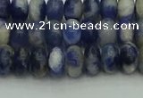 CRB2880 15.5 inches 4*6mm rondelle sodalite beads wholesale