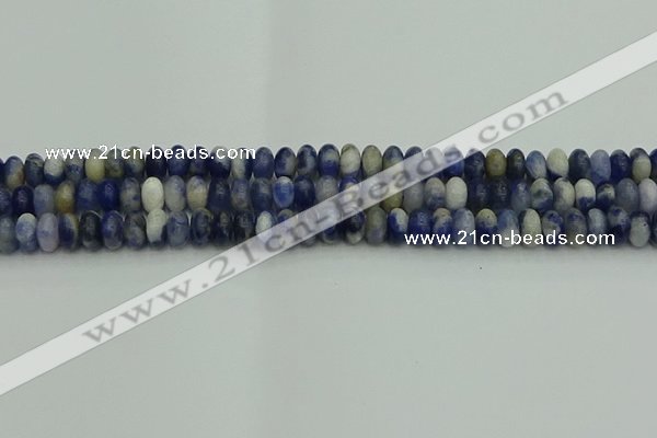 CRB2880 15.5 inches 4*6mm rondelle sodalite beads wholesale