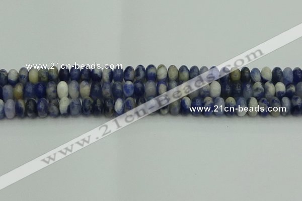 CRB2881 15.5 inches 5*8mm rondelle sodalite beads wholesale