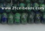 CRB2892 15.5 inches 6*10mm rondelle chrysocolla beads wholesale