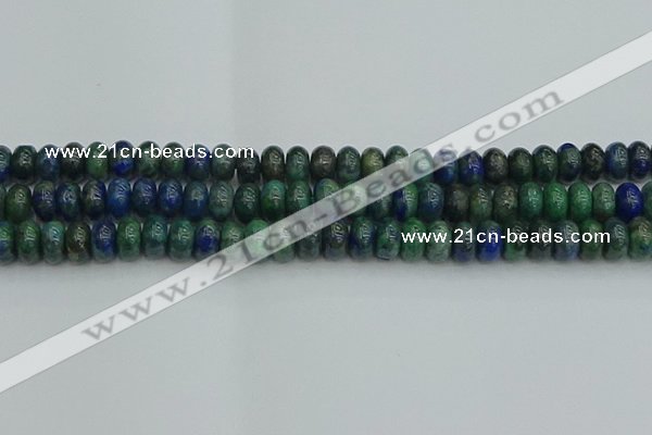 CRB2892 15.5 inches 6*10mm rondelle chrysocolla beads wholesale