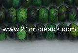 CRB2896 15.5 inches 5*8mm rondelle chrysocolla beads wholesale