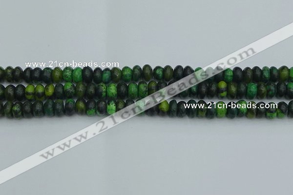 CRB2896 15.5 inches 5*8mm rondelle chrysocolla beads wholesale