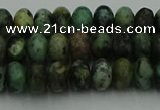 CRB2900 15.5 inches 4*6mm rondelle African turquoise beads