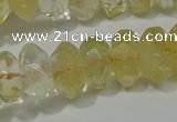 CRB308 15.5 inches 8*12mm faceted rondelle citrine gemstone beads