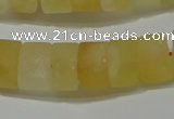 CRB312 15.5 inches 8*12mm tyre matte citrine gemstone beads wholesale