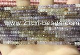 CRB3200 15.5 inches 2*3.5mm faceted rondelle mixed quartz beads