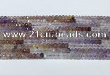 CRB3203 15.5 inches 2.5*3.5mm faceted rondelle mixed quartz beads