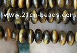 CRB4008 15.5 inches 2.5*4.5mm rondelle yellow tiger eye beads wholesale