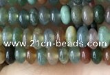 CRB4009 15.5 inches 2.5*4.5mm rondelle Indian agate beads wholesale