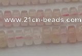 CRB401 15.5 inches 5*8mm rondelle rose quartz beads wholesale