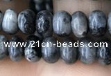 CRB4035 15.5 inches 4*6mm rondelle black labradorite beads wholesale