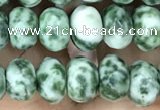 CRB4116 15.5 inches 5*8mm faceted rondelle Qinghai jade beads