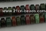 CRB415 15.5 inches 5*8mm rondelle Indian agate beads wholesale