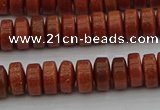 CRB421 15.5 inches 5*8mm rondelle goldstone beads wholesale