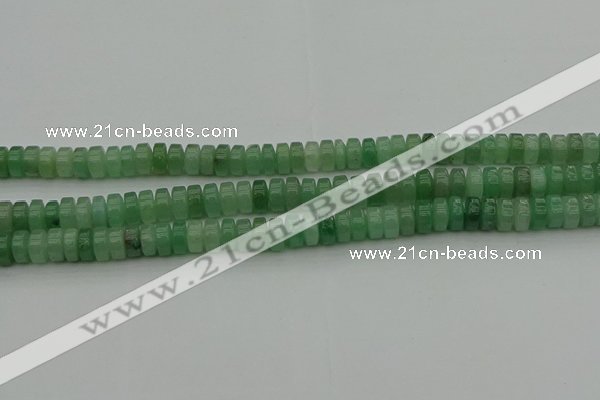 CRB426 15.5 inches 5*8mm rondelle green aventurine beads