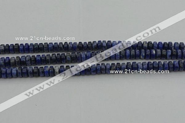 CRB429 15.5 inches 5*8mm rondelle sodalite gemstone beads