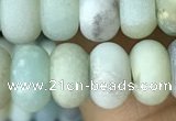 CRB5070 15.5 inches 5*8mm rondelle matte amazonite beads wholesale