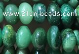 CRB5313 15.5 inches 4*6mm rondelle green jasper beads