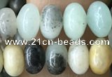 CRB5315 15.5 inches 4*6mm rondelle amazonite beads wholesale