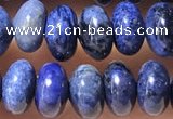 CRB5319 15.5 inches 4*6mm rondelle blue dumortierite beads