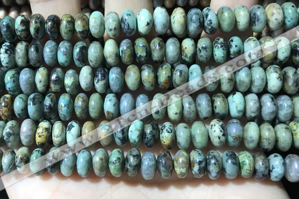 CRB5348 15.5 inches 5*8mm rondelle African turquoise beads