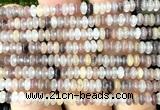 CRB5409 15 inches 2.5*4mm rondelle strawberry quartz beads