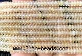 CRB5412 15 inches 2.5*4mm rondelle yellow watermelon beads
