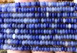 CRB5427 15 inches 2.5*4mm rondelle blue aventurine jade beads
