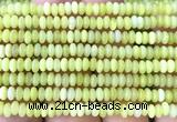 CRB5430 15 inches 2.5*4mm rondelle lemon jade beads wholesale