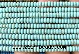 CRB5473 15 inches 2.5*4mm rondelle synthetic turquoise beads