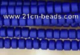 CRB5503 15 inches 2*2mm heishi synthetic turquoise beads wholesale