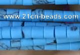 CRB5529 15 inches 2*2mm heishi synthetic turquoise beads wholesale