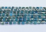 CRB5600 15.5 inches 5mm - 6mm faceted tyre apatite beads