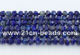 CRB5628 15.5 inches 5*7mm - 7*8mm faceted rondelle lapis lazuli beads