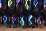 CRB5711 15 inches 5*8mm faceted rondelle AB-color gemstone beads