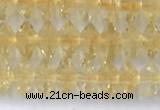 CRB5770 15 inches 3*4mm faceted citrine beads