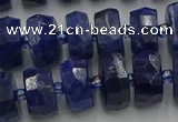 CRB581 15.5 inches 6*10mm faceted rondelle sodalite beads